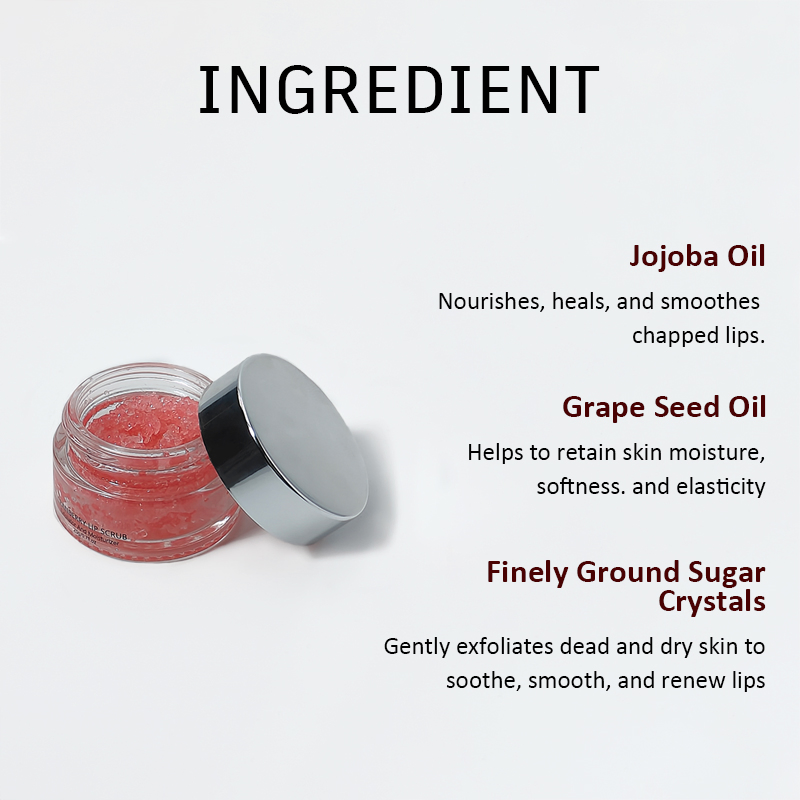 Beauty Cosmetics Lip Care Exfoliating Dead Skin Remover Cranberry Lip Scrub