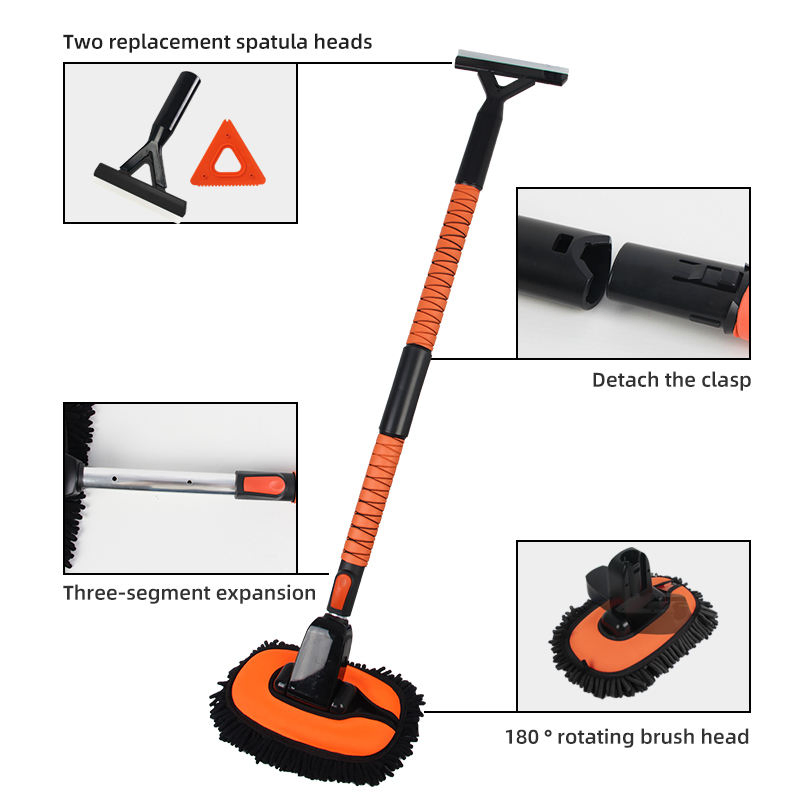 Professional Chenille Car Wash Brushes for Interior and Exterior