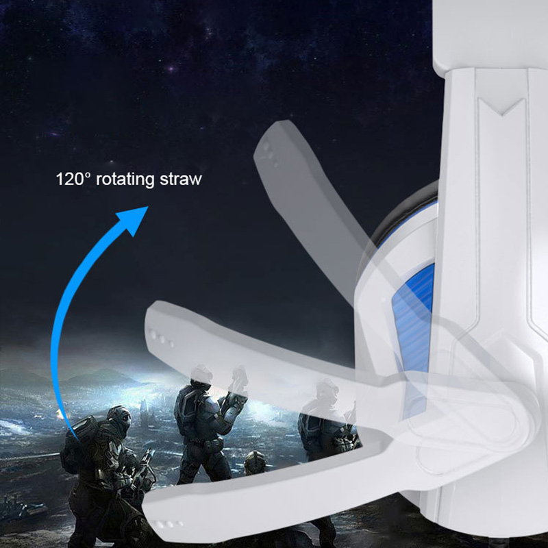 Factory Stereo Game Headphones Noise Cancelling Gaming Wired on-Ear Earphones Headsets for PC Computer