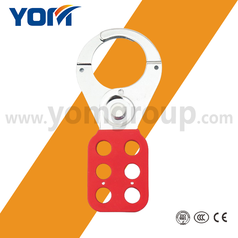Lockout Hasp Series Nylon and Steel 25mm/38mm Diameter Hook for 6 Padlocks