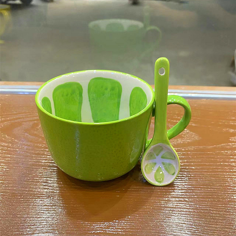 Керамический набор для чая и кофе с ложками