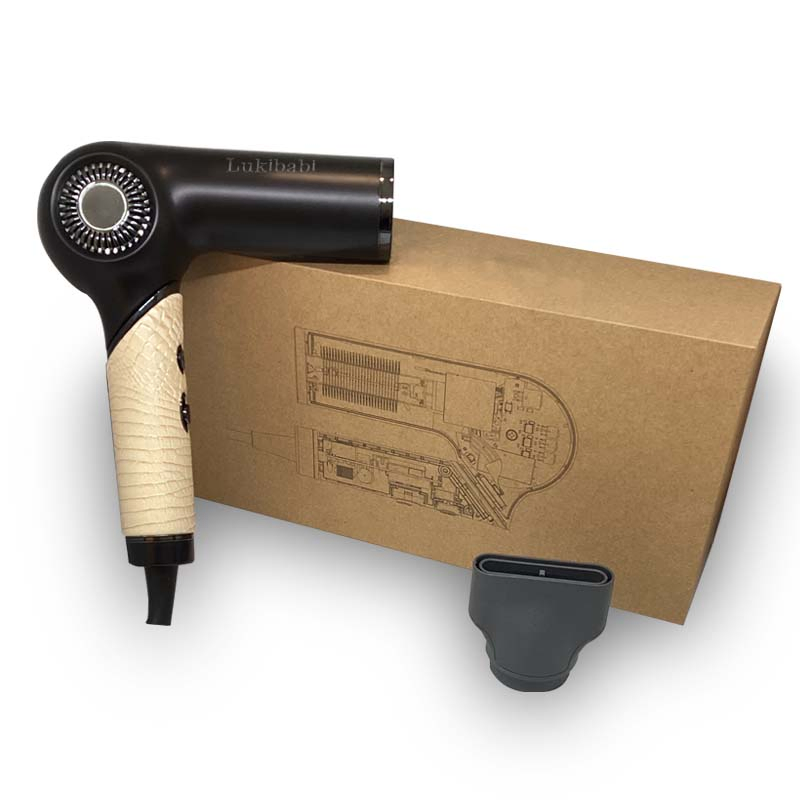 Профессиональная ионная фен-щетка со складной ручкой