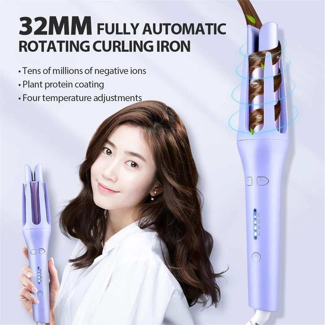 New Arrivals Automatic 32mm Rotating Ceramic Coating Professional Electric Hair Curler