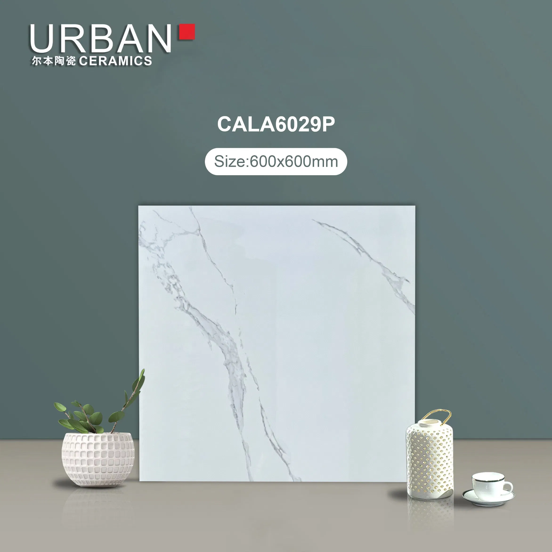 Foshan Good Quality 600X600mm Vitrified Full Glazed Polished Porcelain Marble Floor Wall Tile