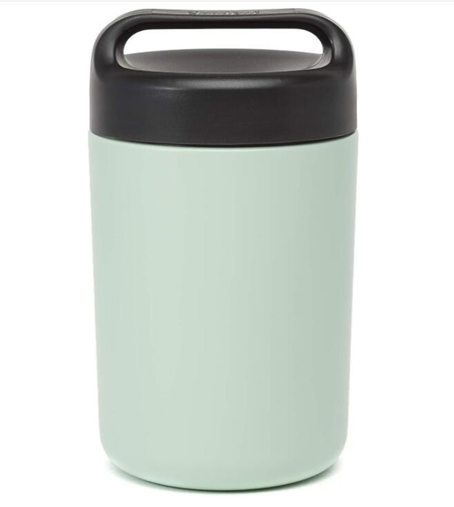 Vacuum Sealed Insulated Food Jar Stainless Steel Thermos with Handle Lid