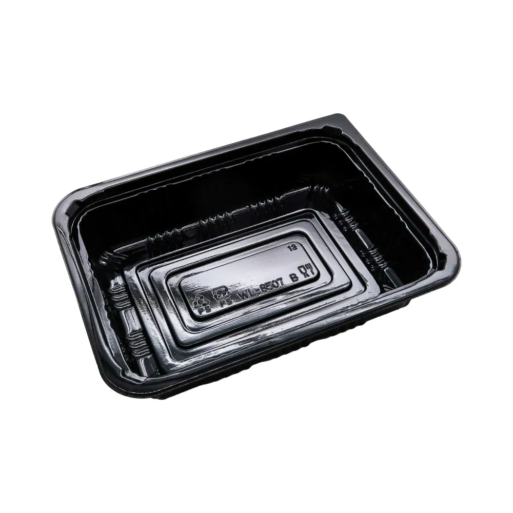Factory Wholesale Eco Friendly Takeaway Plastic Food Container Disposable Microwave Takeout Togo Lunch Disposable Packaging Box