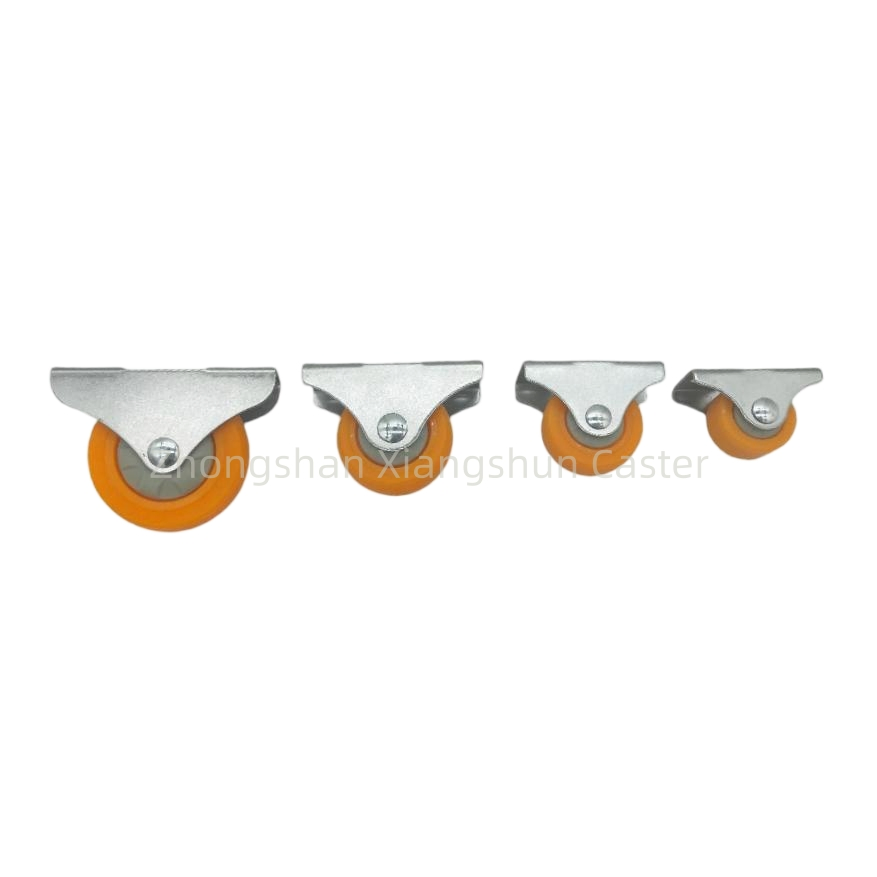 Factory Top Plate Fixed Caster Wheels for Trundle Bed Cabinet Drawer