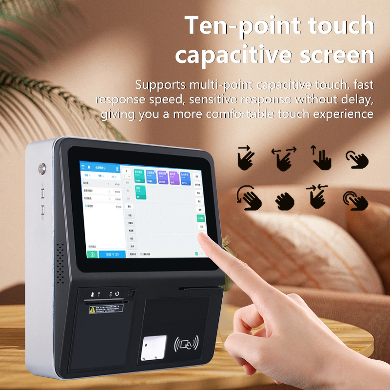 Horizontal 11.6inch Android POS System Terminal Cash Register Mahchine NFC Payment Touch Screen Smart PC Computer POS Software Scanner Printer