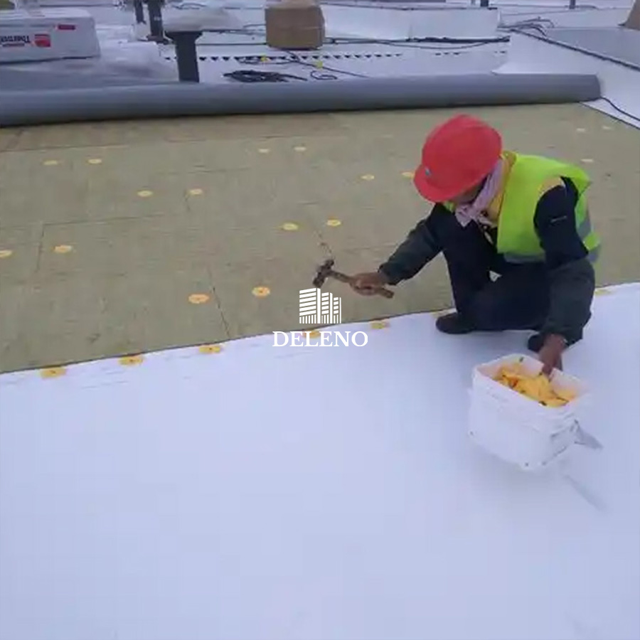 UV Resistant Self-Adhered Roof Waterproofing 1.5mm 60mil Roofing Tpo Waterproof Membrane