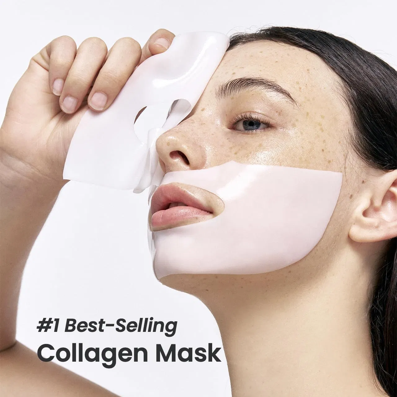 Best Selling Collagen Face Mask OEM Skincare Night Hydrogel Collagen Face Mask Beauty Firming Transparent Face Sheet Mask