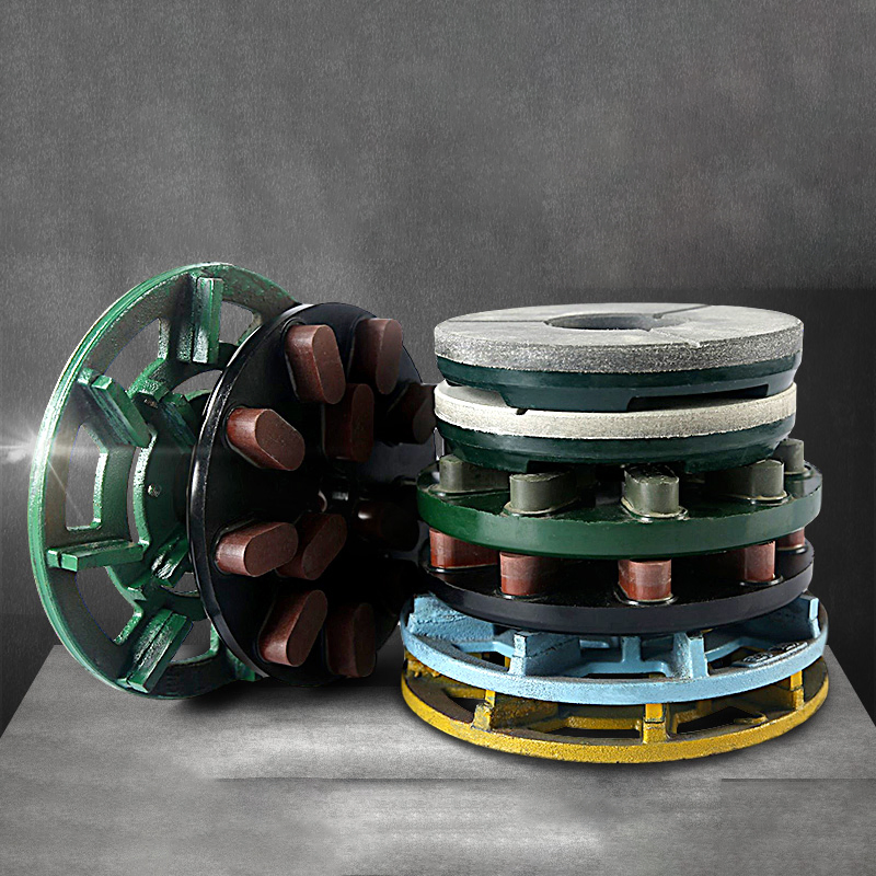 Resin Fickert Abrasives for Granite Grinding, Round Grinding Tools for Marble Polishing