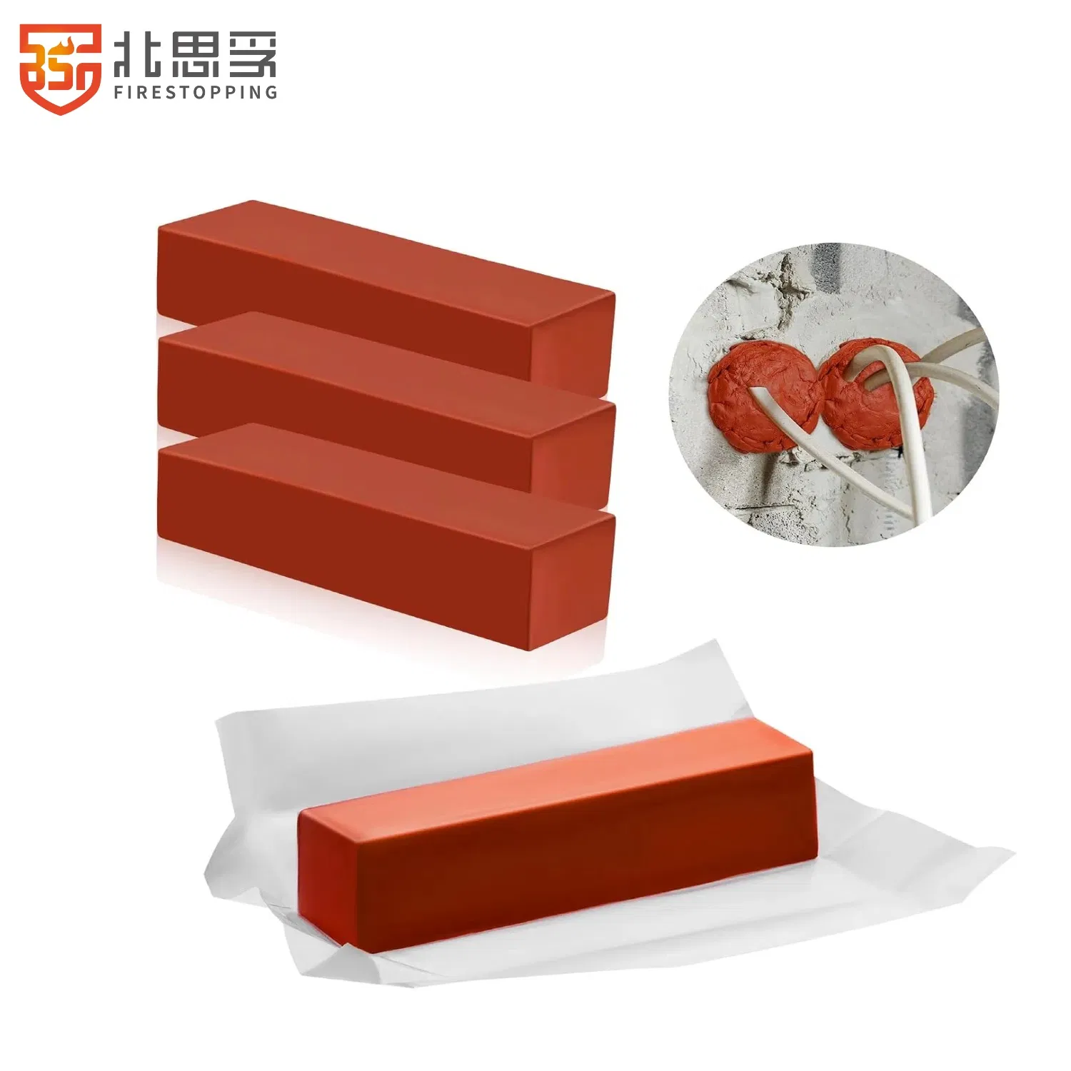 Factory Shapeable Firestop Putty for Wall Openings and Through Penetrations