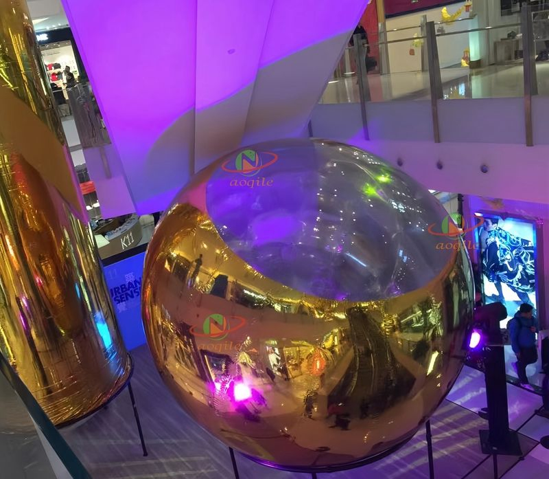 Wedding Decoration Inflatable Rainbow Mirror Balloon Party Large Inflatable Mirror Ball