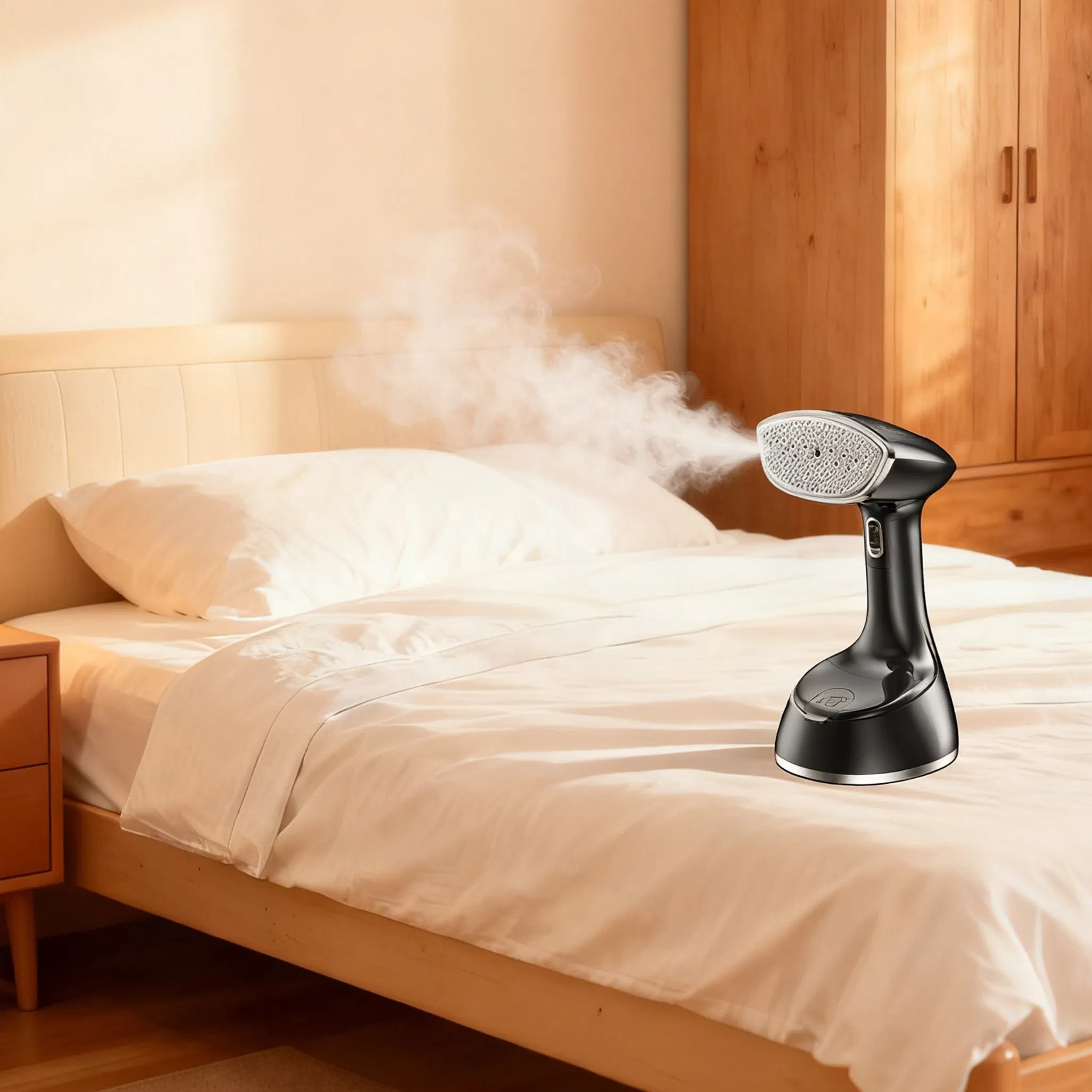 Longbank Factory Wholesale Electric Multifunction Stainless Steel Head Handheld Clothes Garment Steamer