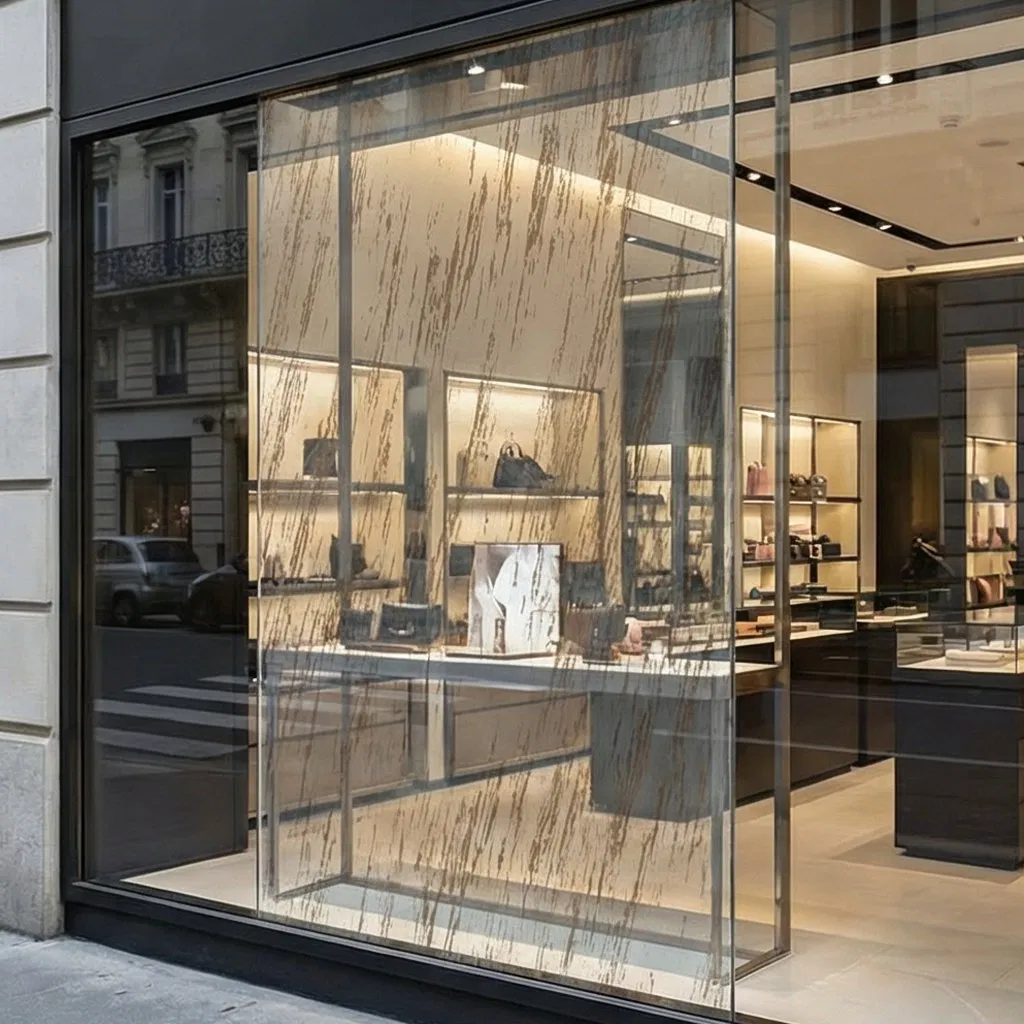 Durable Acid-Teched Glass for Commercial and Residential Use