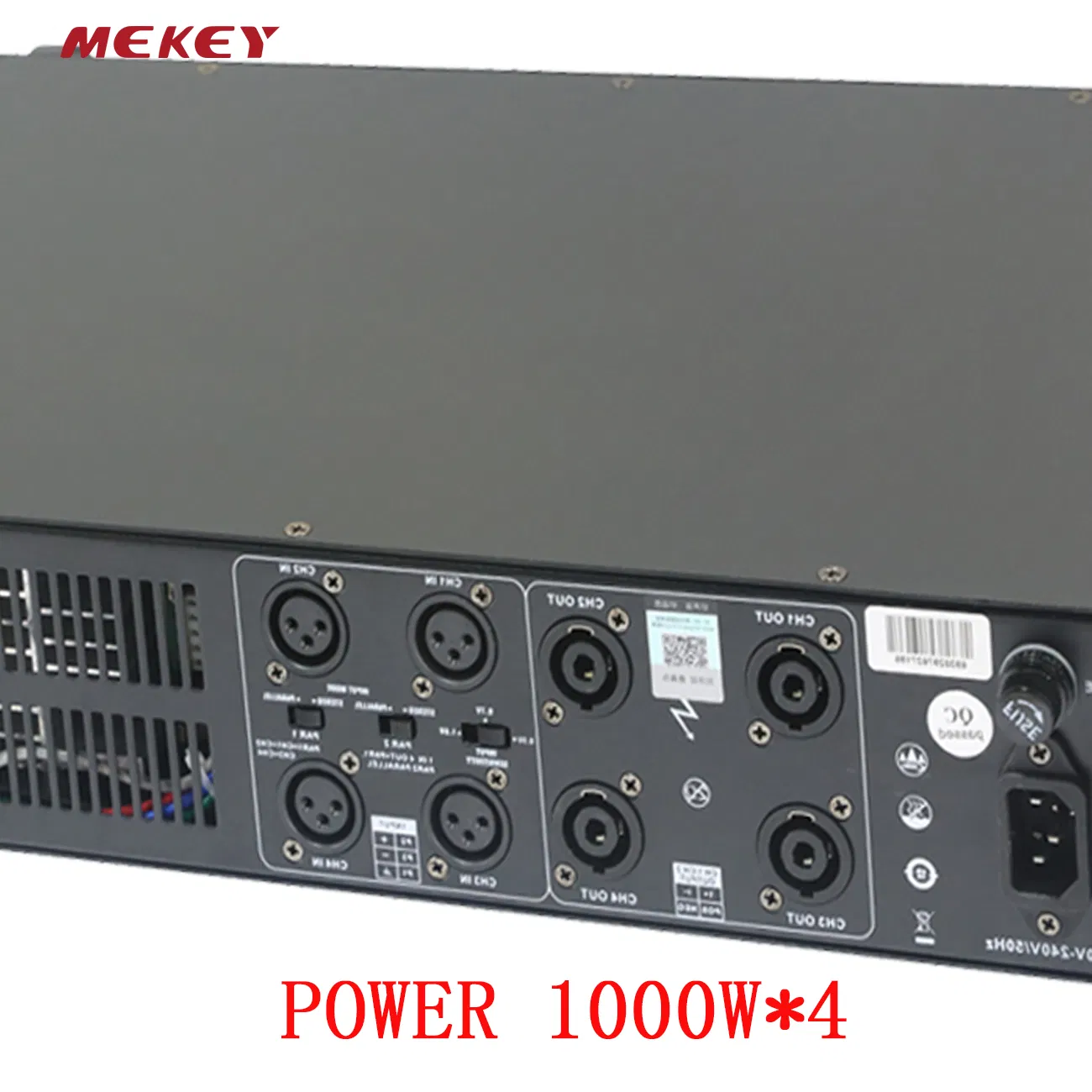 Профессиональный усилитель MEKEY MP-26410, 4x1000Вт