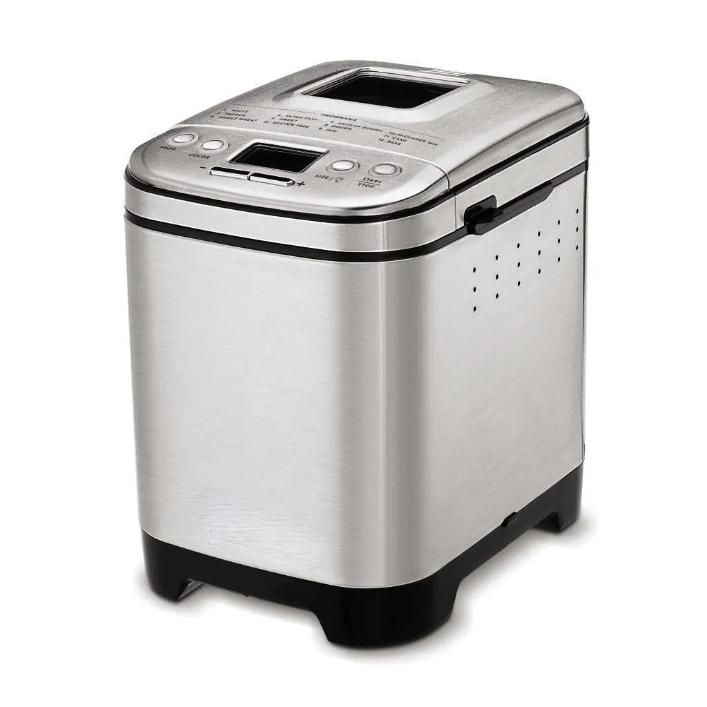 Machine Compact Automatic Customizable Settings Silver Black Bread Maker