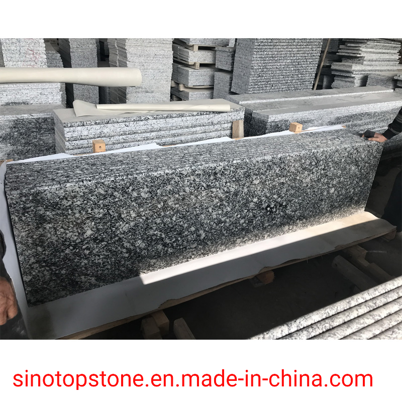 Spray White Granite Sea Wave Flower Granite Countertop