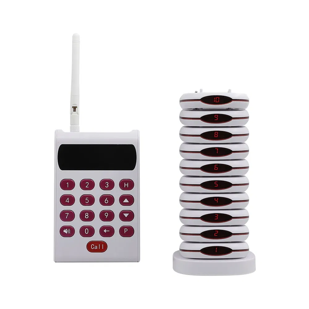 Wireless Calling System Waiter Restaurant Pagers Buzzers OEM Kl-QC03