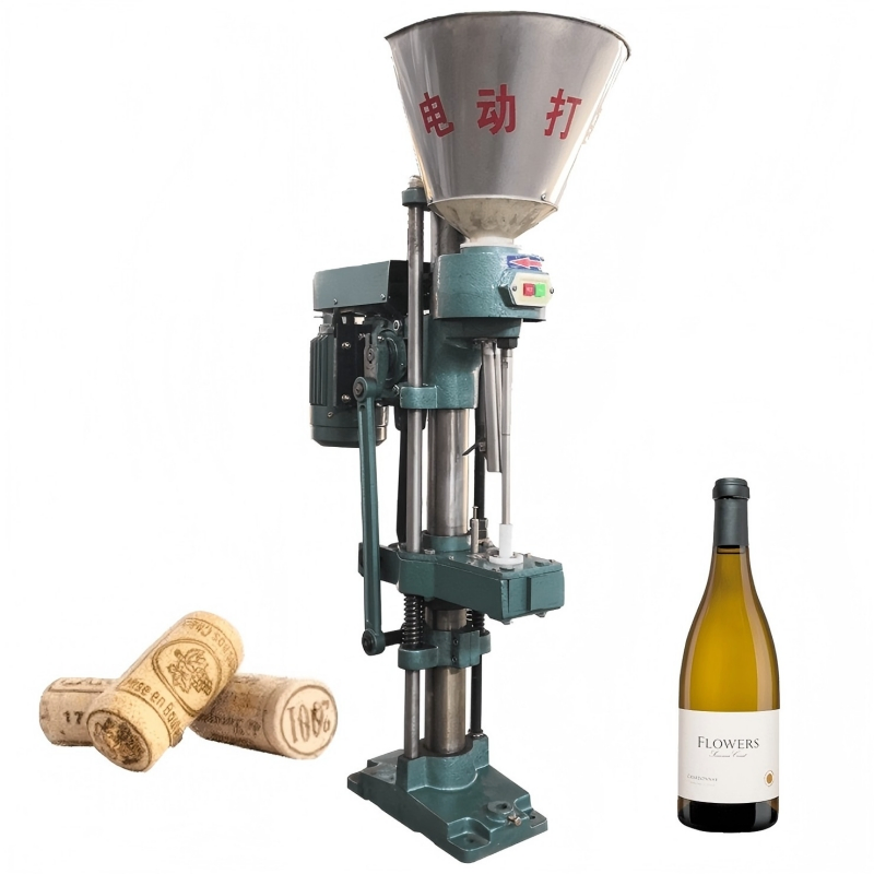 Cork Machine for Sealing Glass Wine Bottles
