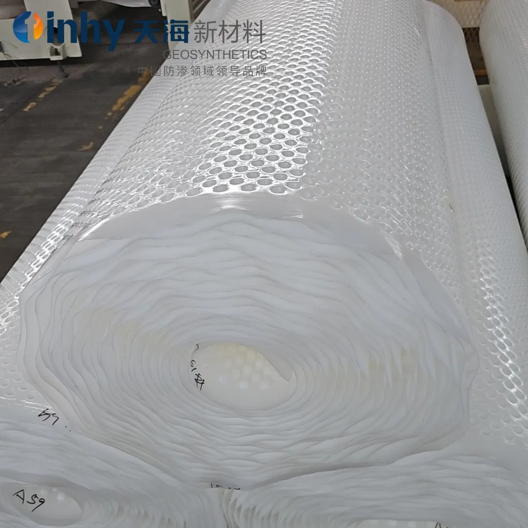 HDPE Height 8mm Waterproof Dimple Drain Membrane Board
