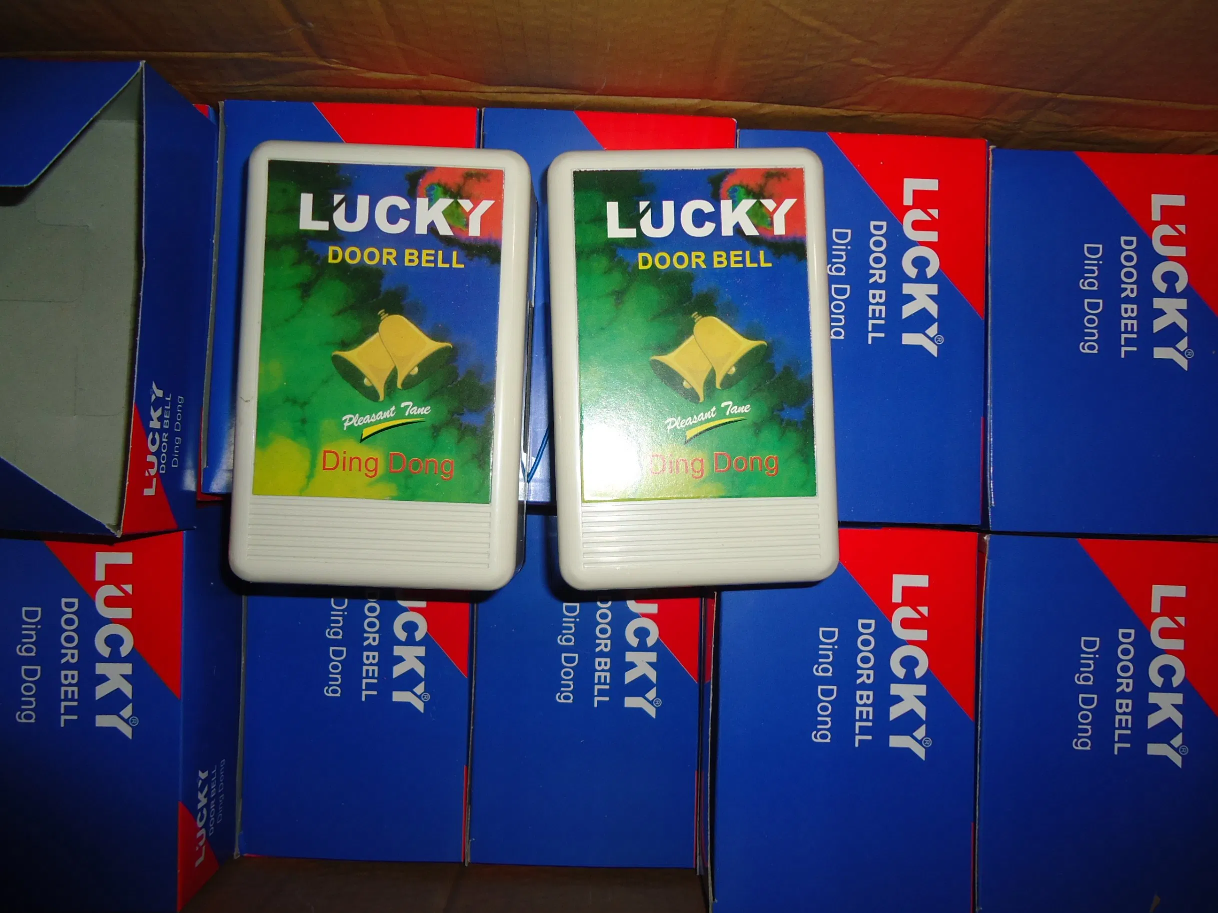 Lucky Mechanical Strike Dingdong Doorbell with Color Paper