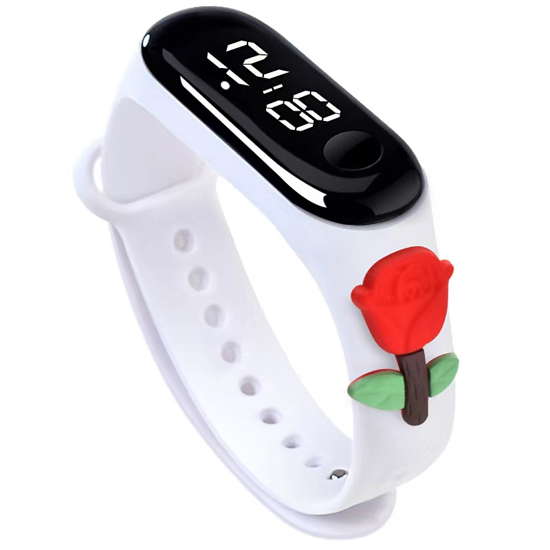 Digital LED Watch for Children, Waterproof Electronic Watch for Students, Can Swim;