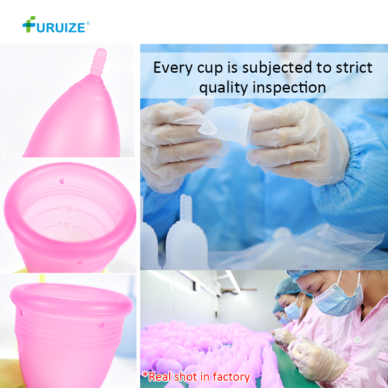 Furuize The Women Cups Factory Material Is 100% Medical Grade Silicone