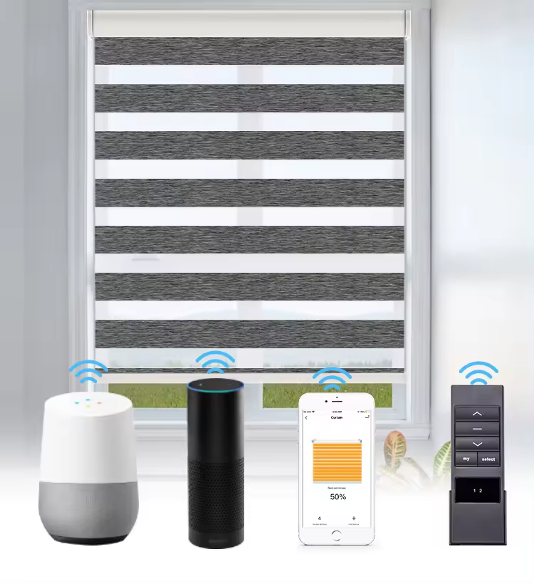 Automated Tuya Smart Zebra Blinds