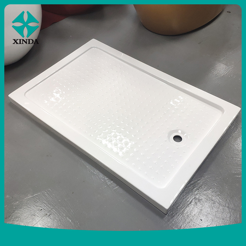 Best Price Fan Shape Acrylic Shower Tray for Shower Room Stout
