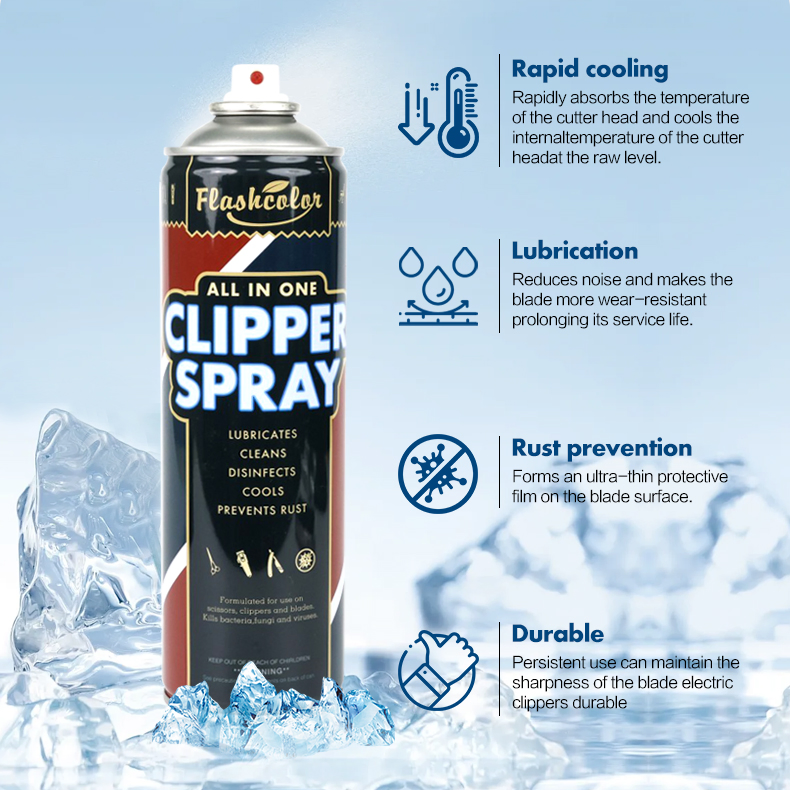 Yiqun Factory OEM Disinfecting Barber Tool Clipper Spray