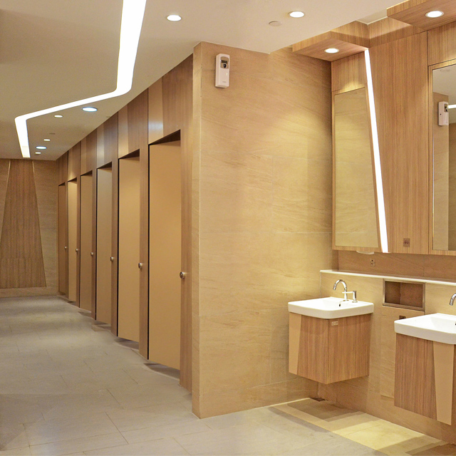 Sample Customization High Quality HPL Compact Laminate Toilet Cubicle with CE