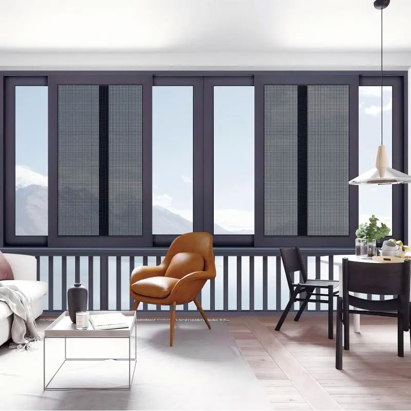 Modern Design Sliding Window Featuring Glazed Panel and Energy Savings