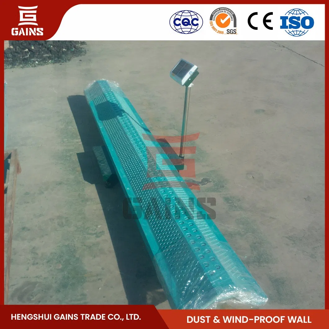 Gains High Quality FRP Wind Dust Proof Wall Fabricators Wind Dust Controlling Wall/Screen China Wind Dust Controlling Wall/Screen/Fence