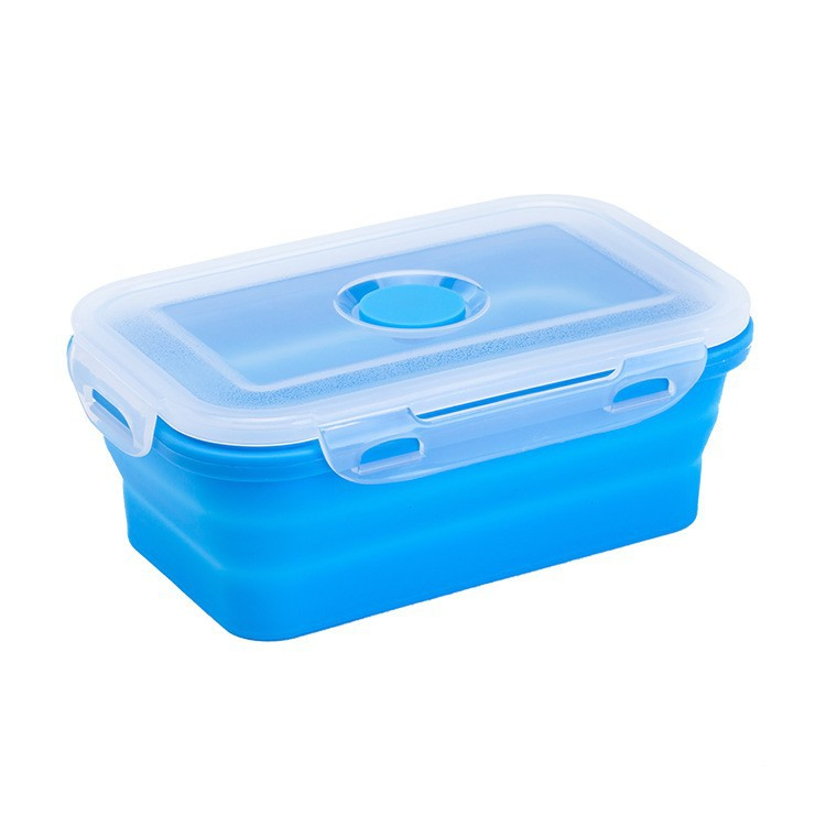 Versatile Silicone Lunch Box for Convenient Meal Preparation