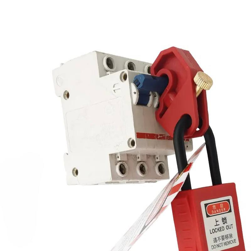 Universal Non-Conductive Circuit Breaker Lockout Tool with Screw