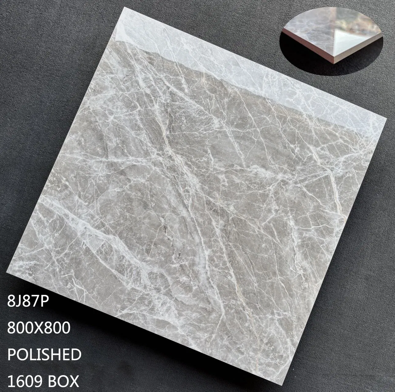 Плитка напольная и настенная полированная 800x800 мм мрамор