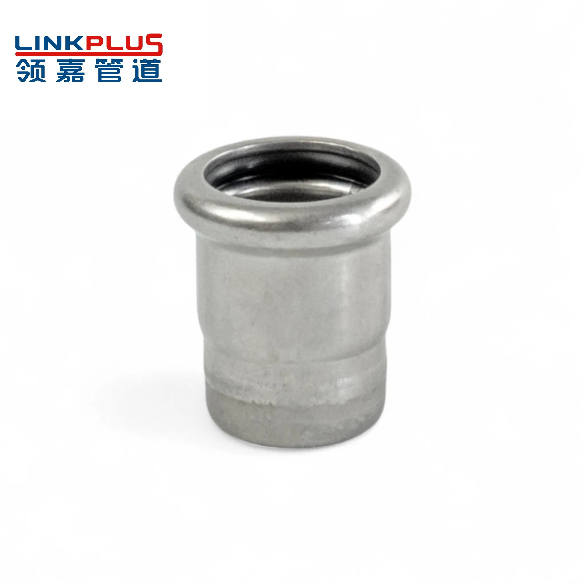 High-Quality 304 316L Stainless Steel Plumbing Fitting Cap Tee Elbow Adapter