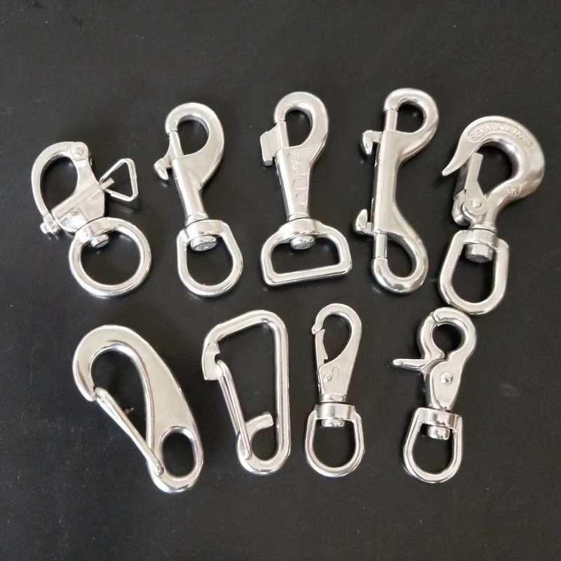 3/8" Stainless Steel Swivel Eye Bolt Snap for Marine Rigging