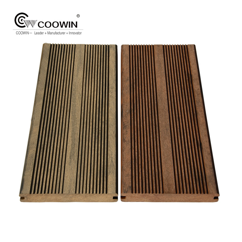 Synthetic Teak Decking Board Wood Plastic Composite