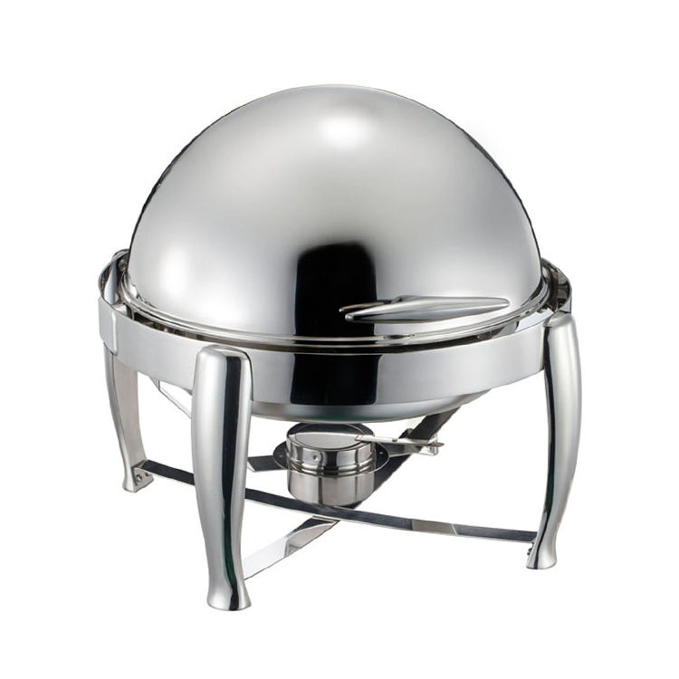 Kitchen Equipments for Restaurants with Prices Buffet Food Warmer Stainless Steel Roll up Chafing Dish