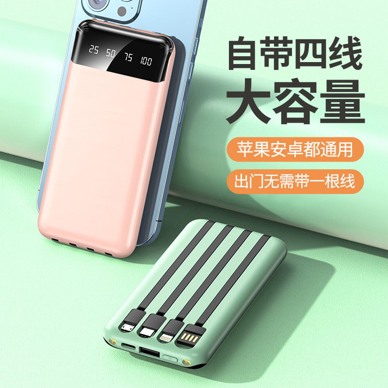Портативный Power Bank 20000 мАч с быстрой зарядкой