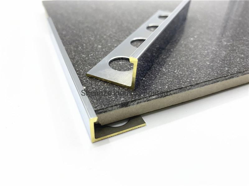 Wall Curved Edge Strip Corner PVC Tile Trim Aluminum Floor Wall Panel Trim Tile Trim