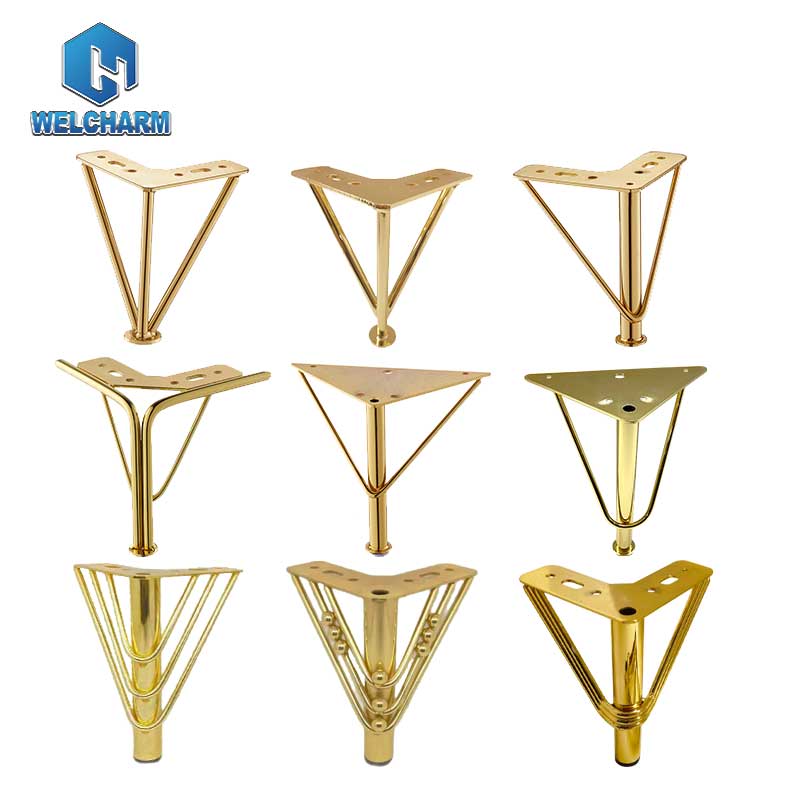 Диван для гостиной металл золото резной