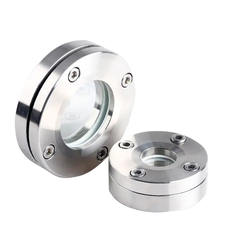 Sanitary Stainless Steel Pressure Round Flange Sight Glass with Flange for Tank