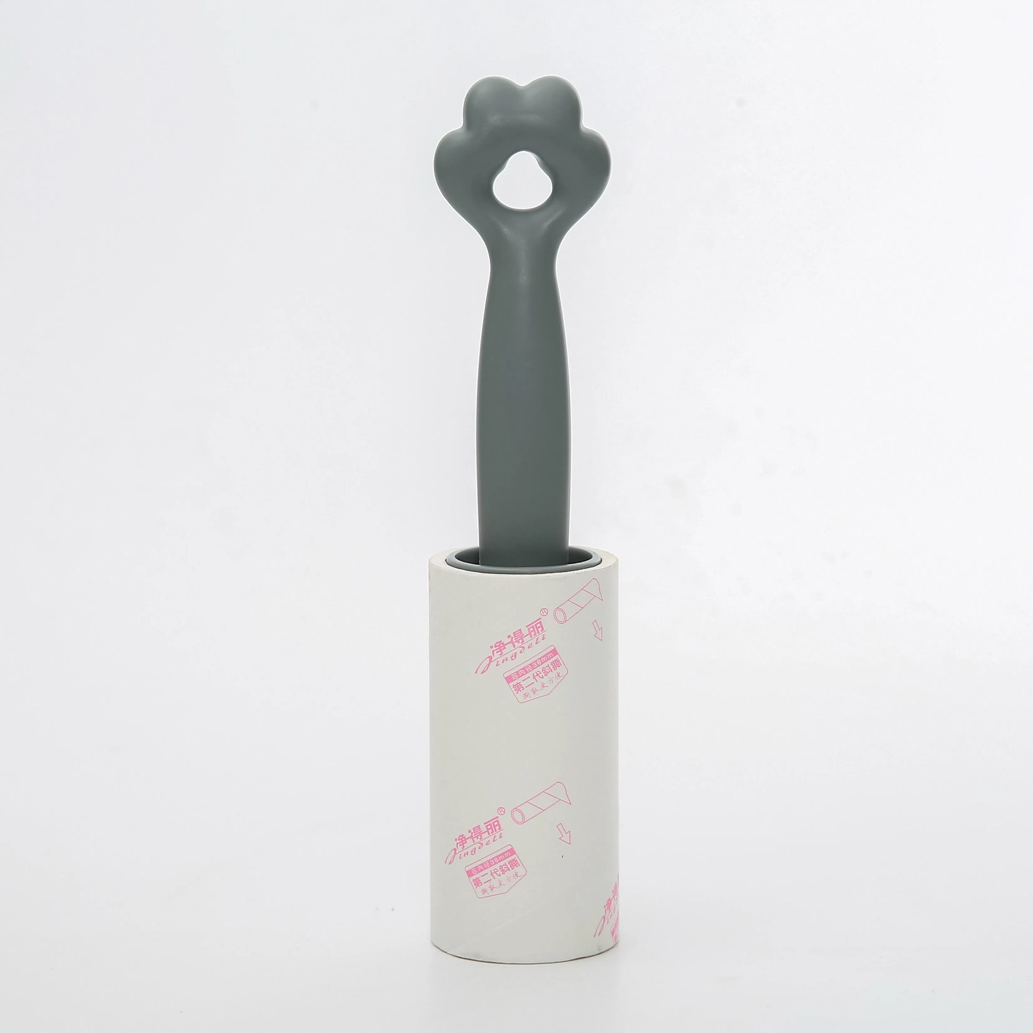 Custom Paw Handle Sticky Lint Roller for Pet Hair Removal