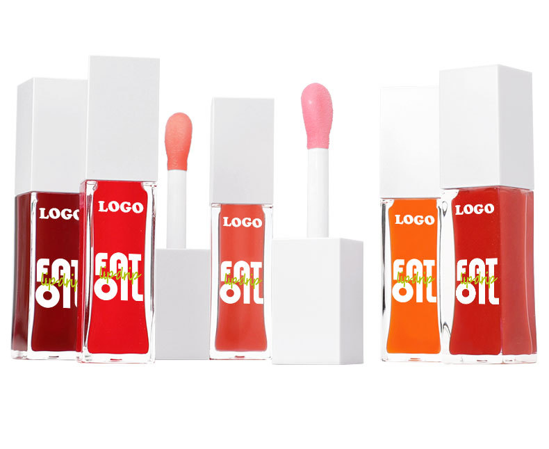 Low MOQ Lip Glossy Private Label Clear Moist Vegan Pink Plumped Anti-Chapped Lip Oil