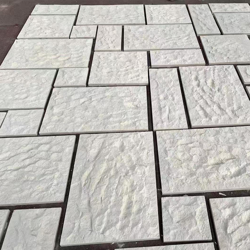 Crema Bello Limestone Natural White Limestone Split Facade Exterior Wall Cladding Tiles