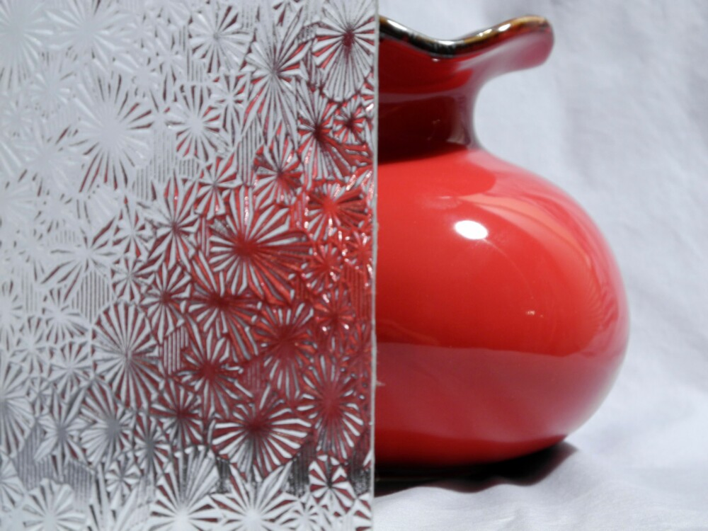 China 4mm 5mm Floral Diamond Nashiji Karatachi Mistlite Chinchill Decorative Clear Transparent Patterned Glass Price