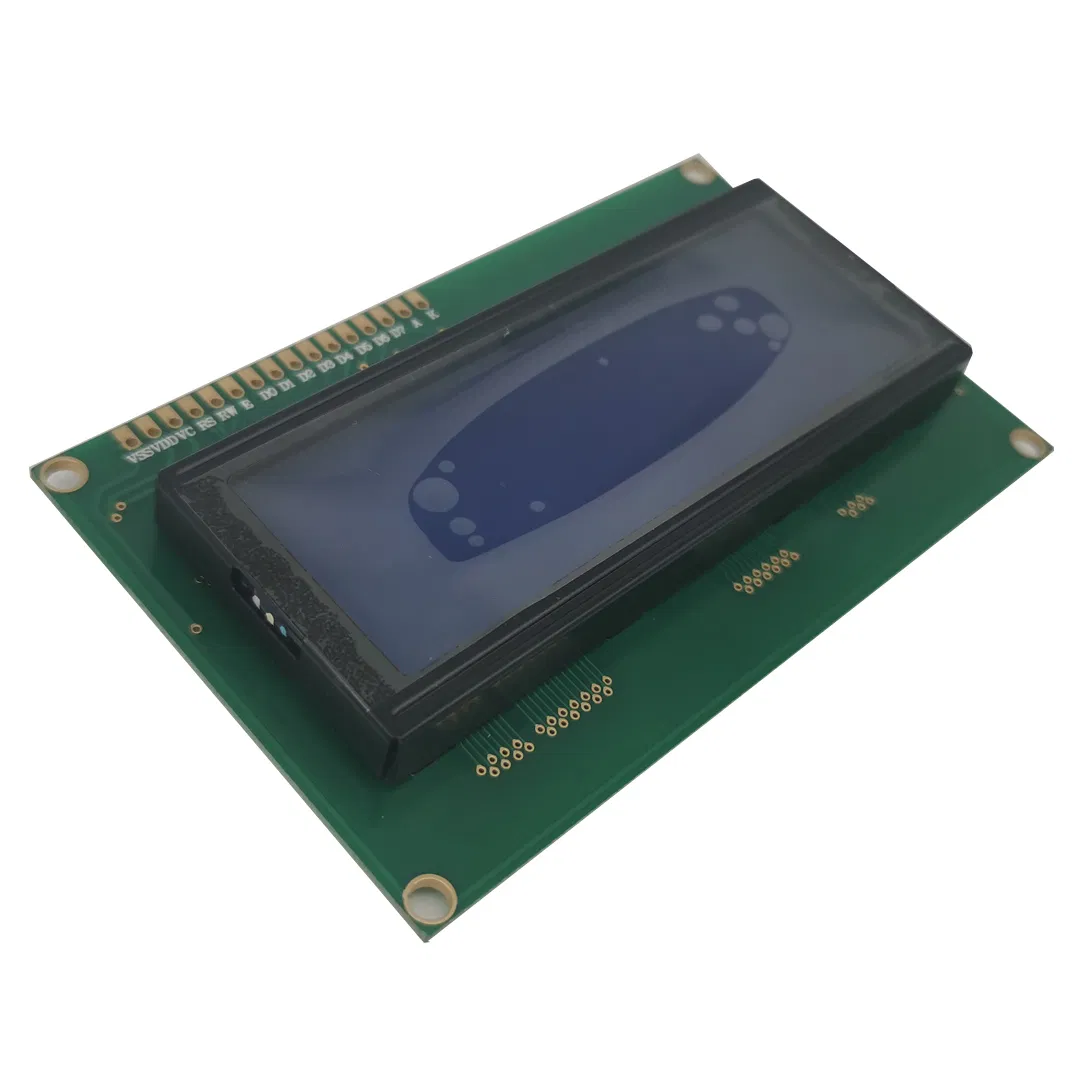 20 * 4 Dots Blue Negative Monochrome COB Stn Character LCD Screen Module